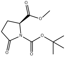Boc-L-焦谷氨酸甲酯 结构式