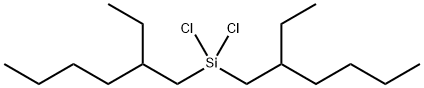 双(2-乙基己基)二氯硅烷 结构式