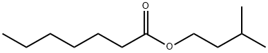 庚酸-3-甲丁酯 结构式
