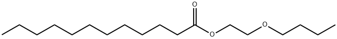 2-丁氧基乙基月桂酸酯 结构式