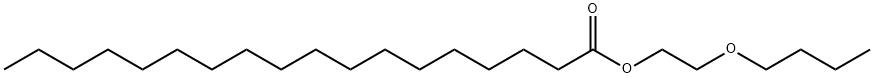 十八烷酸-2-丁氧乙酯 结构式