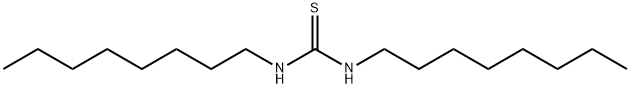 1,3-DIOCTYL-2-THIOUREA 结构式