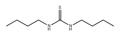 N,N'-二正丁基硫脲 结构式