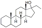 17-ethyl-17-hydroxyandrostane 结构式