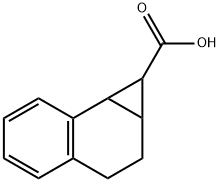 1A,2,3,7B-四氢-1H-环丙[A]萘-1-羧酸 结构式