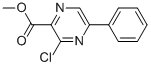 METHYL 3-CHLORO-5-PHENYLPYRAZINE-2-CARBOXYLATE 结构式