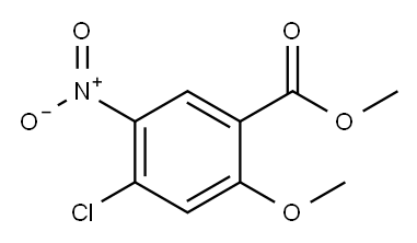 4-Chloro-2-methoxy-5-nitro-benzoic acid methyl ester 结构式
