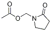 1-[(acetyloxy)Methyl]-2-Pyrrolidinone 结构式