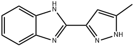 1H-Benzimidazole,2-(5-methyl-1H-pyrazol-3-yl)-(9CI) 结构式