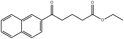 ETHYL 5-(2-NAPHTHYL)-5-OXOVALERATE 结构式