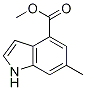 1H-Indole-4-carboxylic acid, 6-Methyl-, Methyl ester 结构式