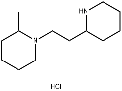 2-Methyl-1-[2-(2-piperidinyl)ethyl]piperidinedihydrochloride 结构式