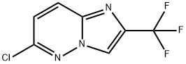6-氯-2-(三氟甲基)咪唑并[1,2-B]哒嗪 结构式