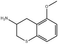 5-甲氧基硫代色满-3-胺 结构式