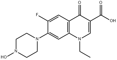 N-Hydroxy Norfloxacin 结构式