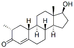 Estr-4-en-3-one, 17.beta.-hydroxy-2.alpha.-methyl- 结构式