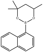 4,4,6-Trimethyl-2-(naphthalen-1-yl)-1,3,2-dioxaborinane 结构式