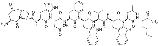 (D-PRO2,D-TRP6·8,NLE10)-NEUROKININ B 结构式