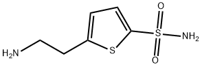 5-(2-氨基乙基)噻吩-2-磺酰胺 结构式