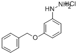 3-苄氧基苯肼盐酸盐 结构式