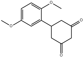 5-(2,5-二甲氧苯基)环己烷-1,3-二酮 结构式