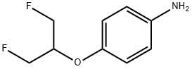 4-(2-Fluoro-1-fluoromethyl-ethoxy)-aniline 结构式