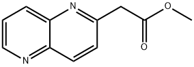 Methyl 2-(1,5-naphthyridi... 结构式