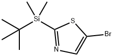 5-溴-2-(叔丁基二甲基甲硅烷基)噻唑 结构式