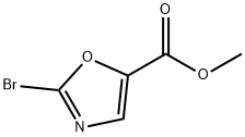 2-溴恶唑-5-甲酸甲酯 结构式