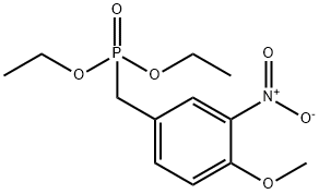 4-甲氧基-3-硝基苄基磷酸二乙酯 结构式