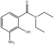 3-氨基-N,N-二乙基-2-羟基苯甲酰胺 结构式