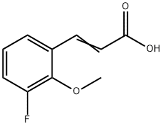 3-Fluoro-2-methoxycinnamicacid 结构式