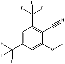 2-甲氧基-4,6-双(三氟甲基)苯甲腈 结构式