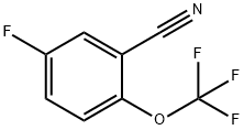5-氟-2-(三氟甲氧基)苯腈 结构式