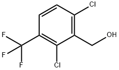 2,6-二氯-3-(三氟甲基)苄醇 结构式