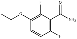 3-乙氧基-2,6-二氟苯甲酰胺 结构式