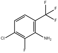 3-Chloro-2-fluoro-6-(trifluoromethyl)aniline 结构式