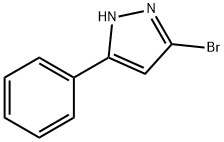 3-溴-5-苯基-1H-吡唑 结构式