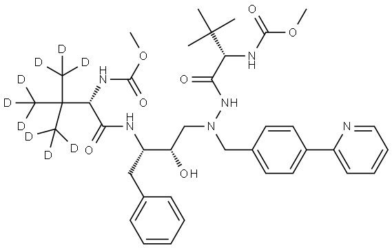 Deuterated Atazanivir-D3-2 结构式