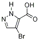 4-溴-1H-吡唑-5-羧酸 结构式