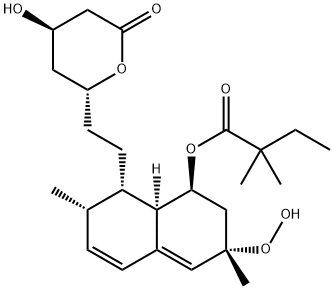 3（S）-过氧羟基辛伐他汀 结构式