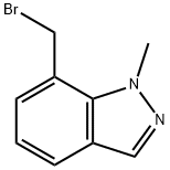 7-Bromomethyl-1-methylindazole 结构式