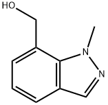 1-甲基-1H-吲唑-7-甲醇 结构式