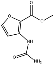 3-脲基呋喃-2-羧酸甲酯 结构式