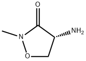 (R)-4-氨基-2-甲基异噁唑烷-3-酮 结构式