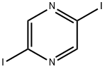 2,5-二碘吡嗪 结构式