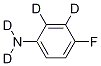 4-Fluoroaniline--d4 结构式