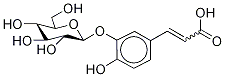 Caffeic Acid 4-β-D-Glucuronide 结构式