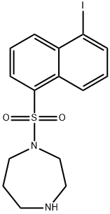 1-[(5-IODONAPHTHALEN-1-YL)SULFONYL]-1,5-DIAZEPANE 结构式