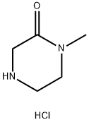 1-甲基哌嗪-2-酮盐酸盐 结构式